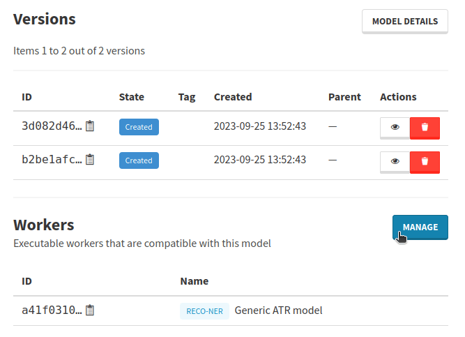 manage workers button