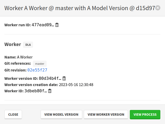 worker run id in wr details modal