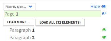 Load all children button