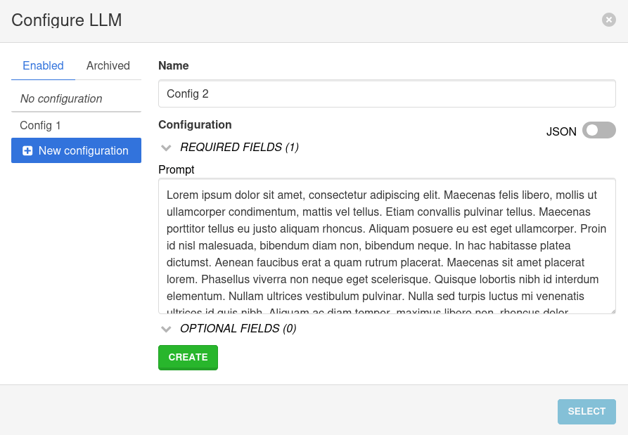 Multiline string fields in worker configurations