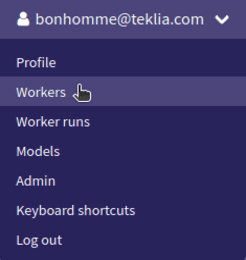 Browse the workers you have access to