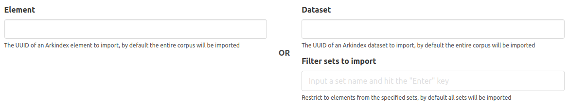 Element or Dataset