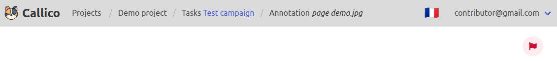 Report a problem during an annotation