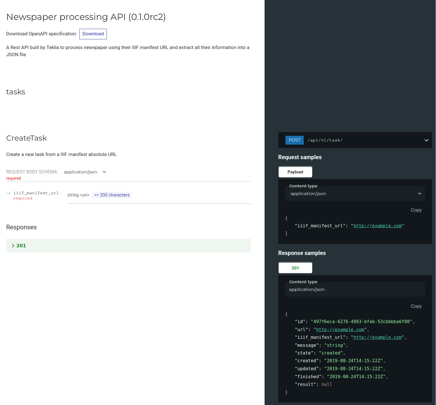 api doc